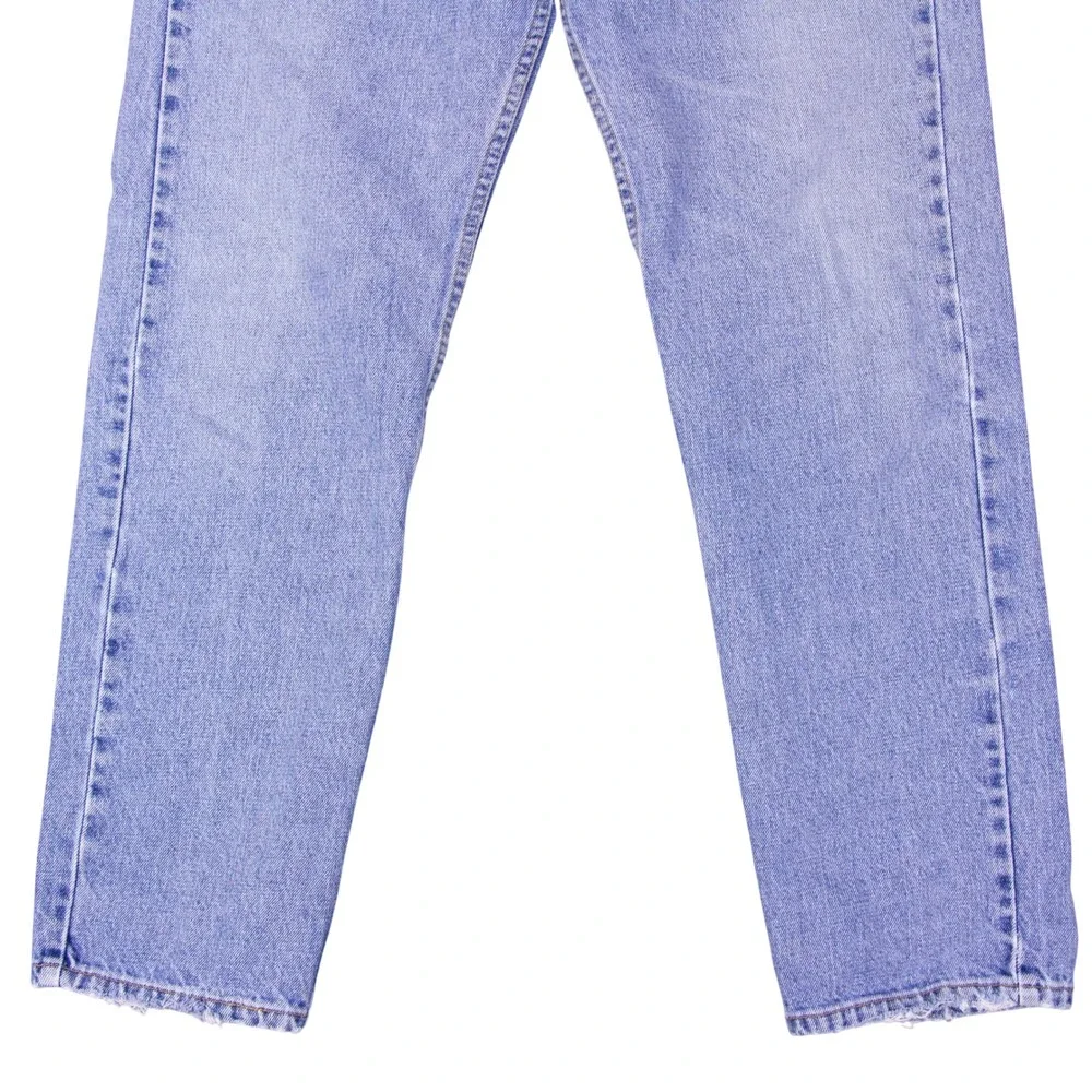 Vintage Levis 505 Regular Fit Straight Leg Jeans Light Wash 34x30 Blue Denim USA